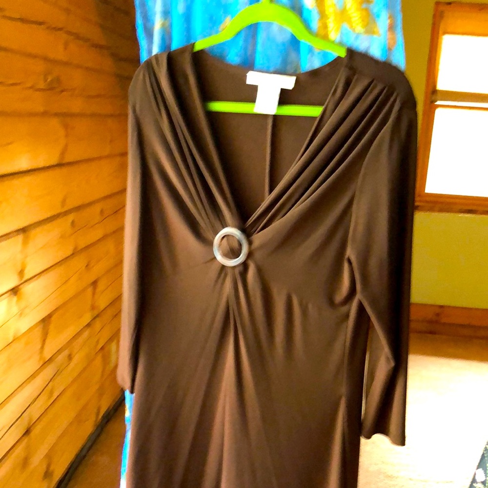 Dress brown long sleeve